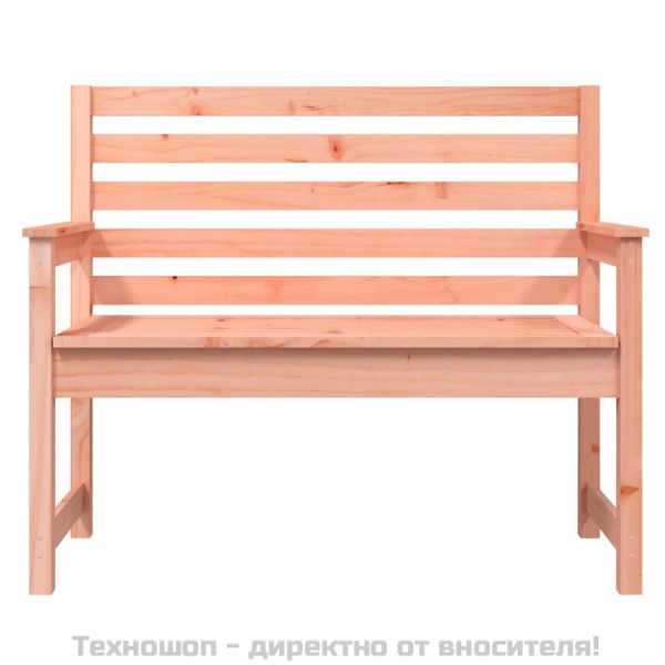 Градинска пейка 109x48x91,5 см масивна дугласка дървесина