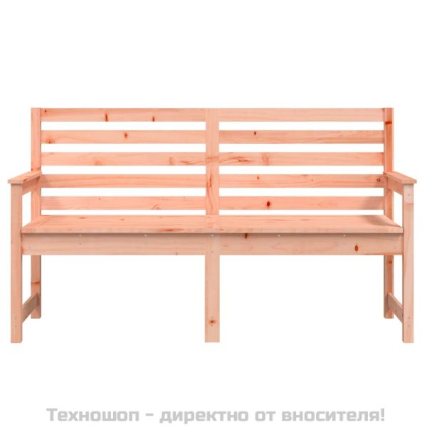 Градинска пейка 159,5x48x91,5 см масивна дугласка дървесина