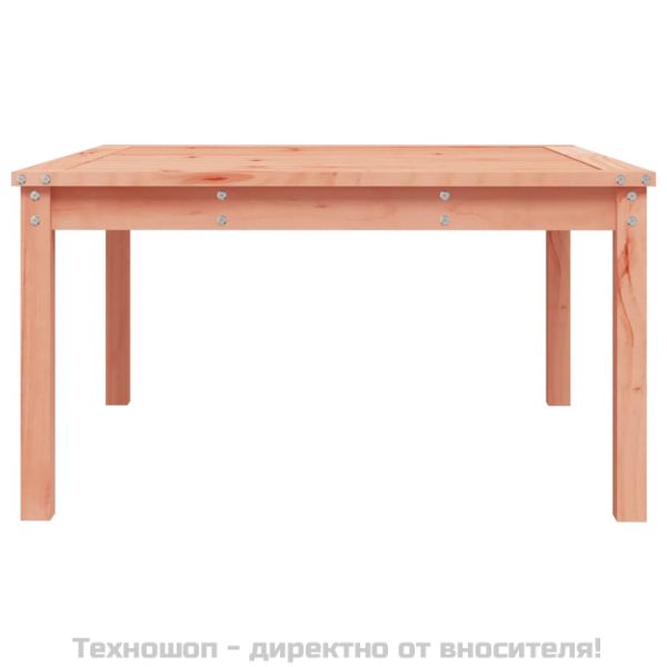 Градинска маса, 82,5x82,5x45 см, дугласко дърво масив