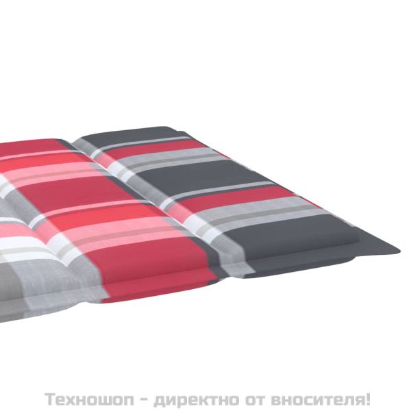 Шезлонг с масичка и шалте, тиково дърво масив