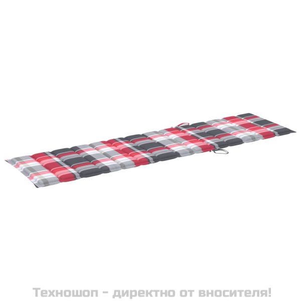 Шезлонги с масичка и шалтета, 2 бр, тиково дърво масив