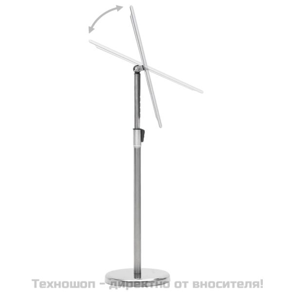 A4 постер борд на стойка, сребрист, алуминиева сплав