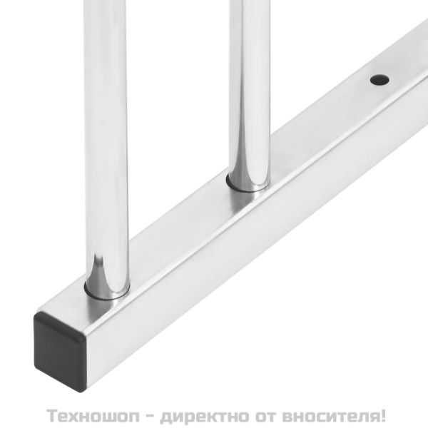 Стойка за велосипеди за 5 велосипеда, поцинкована стомана