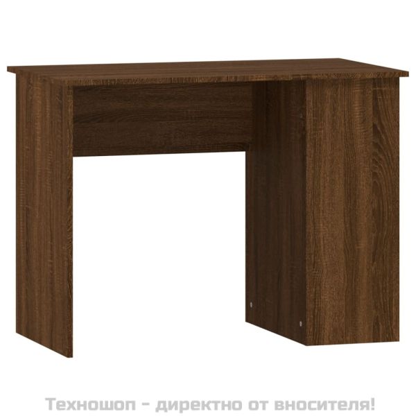 Бюро, кафяв дъб, 100x55x75 см, инженерно дърво