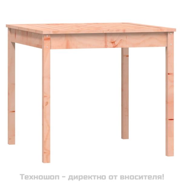 Градински трапезен комплект от 5 части, дугласко дърво масив