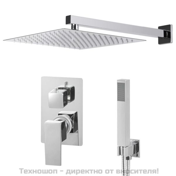 Душ система, неръждаема стомана 201, сребриста