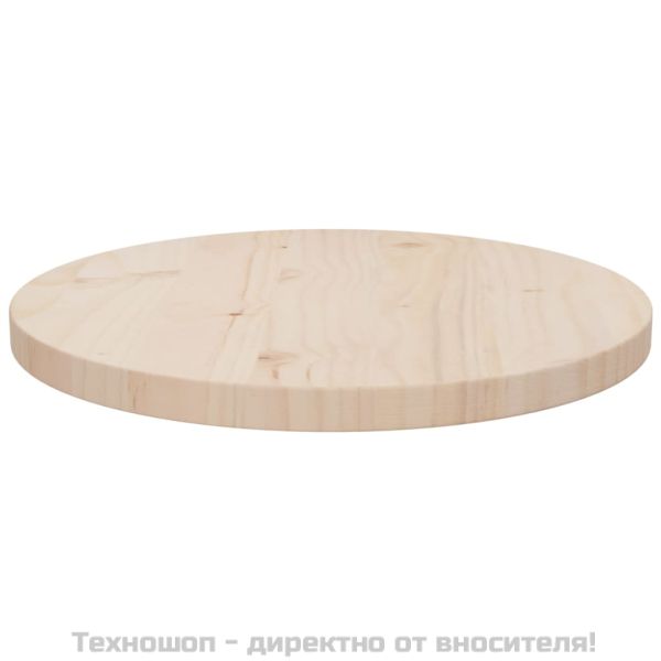 Плот за маса, Ø40x2,5 см, бор масив