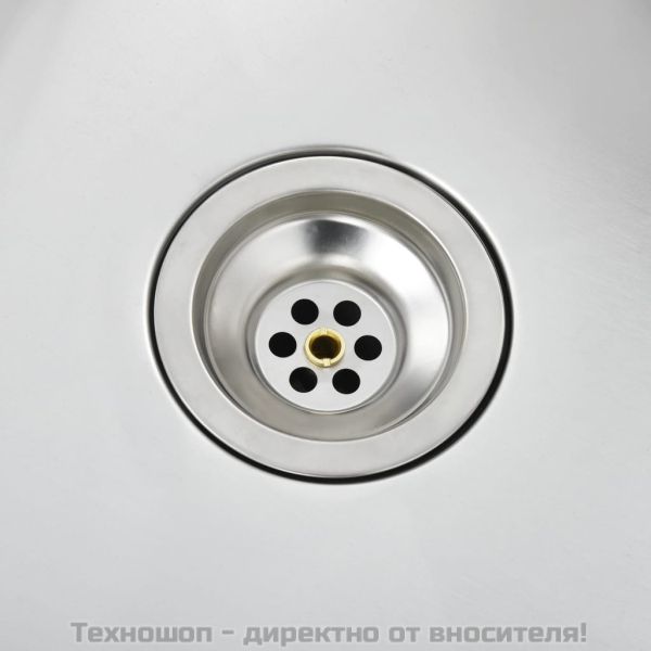 Ръчно изработена кухненска мивка, неръждаема стомана