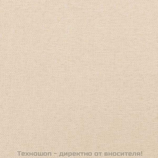 Боксспринг легло с матрак, кремаво, 100x200 см, плат