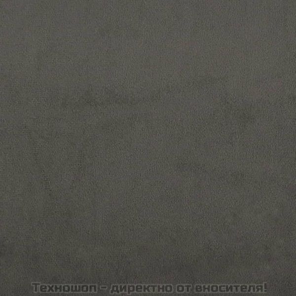 Матрак за легло с покет пружини средна твърдост тъмносив 80x200x20 см кадифе