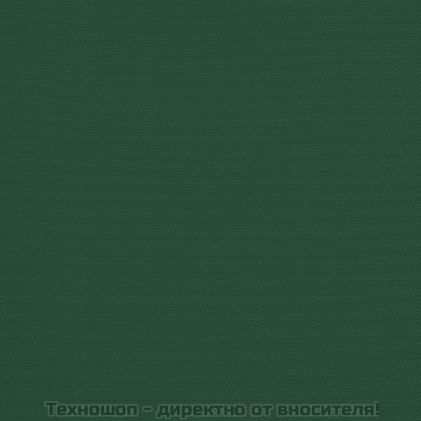 Градински чадър с двоен покрив и LED, зелен, 316x145 см