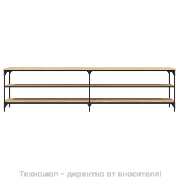 ТB шкаф, сонома дъб, 200x30x50 см, инженерно дърво и метал