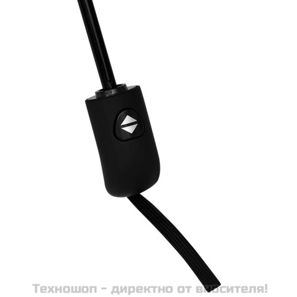 Автоматичен сгъваем чадър черен 95 см