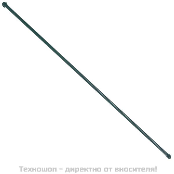 Градински колове, 10 бр, 1,5 м, метал, зелено