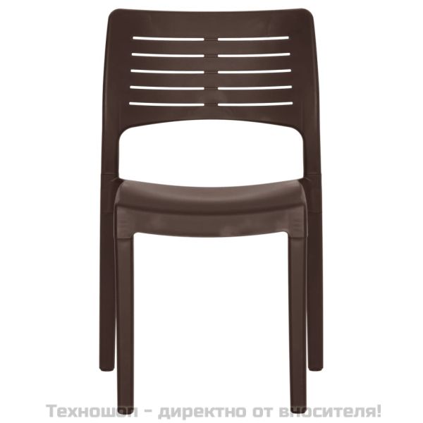 Градински столове 2 бр мока полипропилен