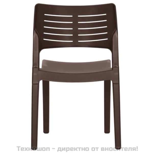 Градински столове 2 бр мока полипропилен