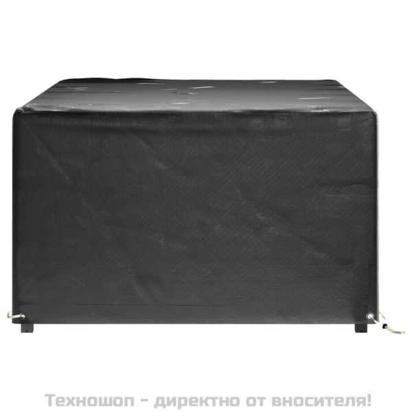 Покривало за градински мебели 8 капси 180x122x75 см правоъгълно
