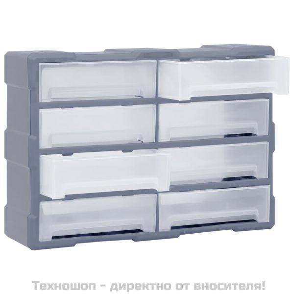 Шкаф органайзер с 8 големи чекмеджета, 52x16x37 см