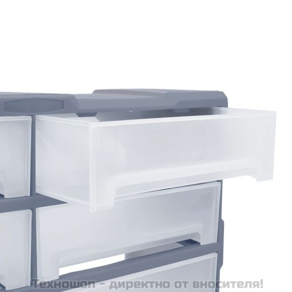 Шкаф органайзер с 8 големи чекмеджета, 52x16x37 см