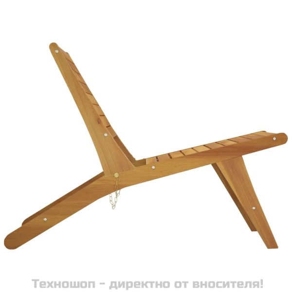 Градински стол, тиково дърво масив