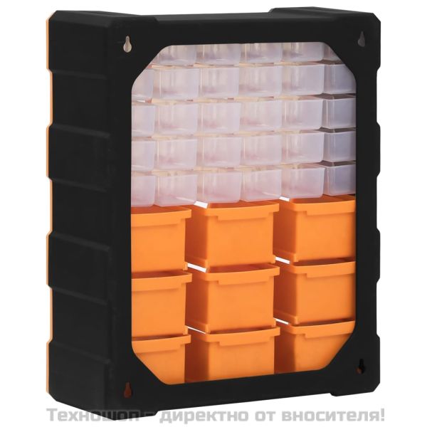 Шкаф органайзер с 39 чекмеджета, 38x16x47 см