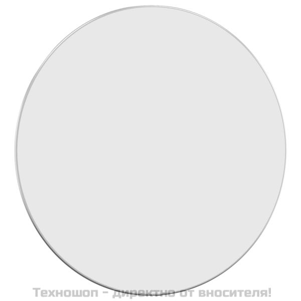 Стенно огледало сребро Ø 60 см кръгло