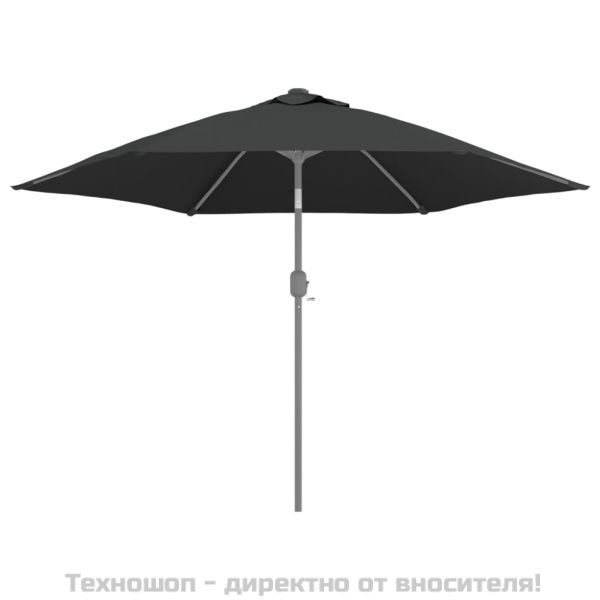Резервно покривало за градински чадър, антрацит, 300 см