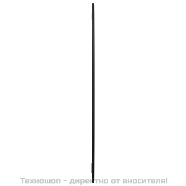 Стенно огледало черно Ø 60 см кръгло