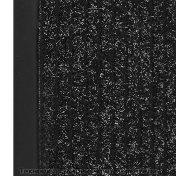 Изтривалка раирана, антрацит, 80х120 см