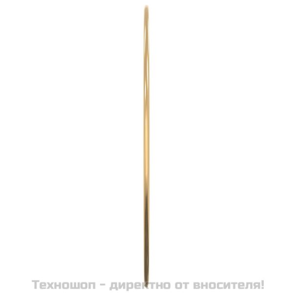 Стенно огледало злато Ø 40 см кръгло