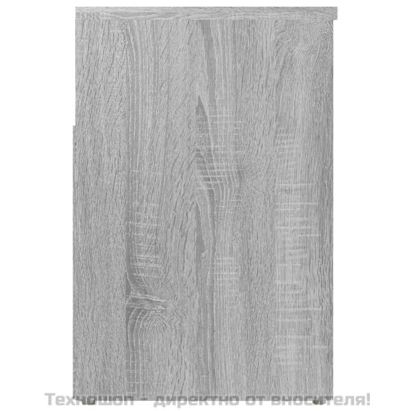 Пейка за обувки, сив сонома, 60x30x45 см, инженерно дърво