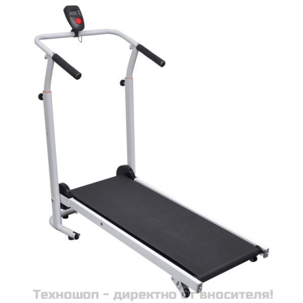 Мини бягаща пътека, сгъваема, 93x36 см, черна