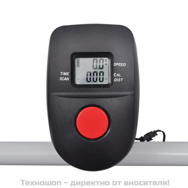 Мини бягаща пътека, сгъваема, 93x36 см, черна