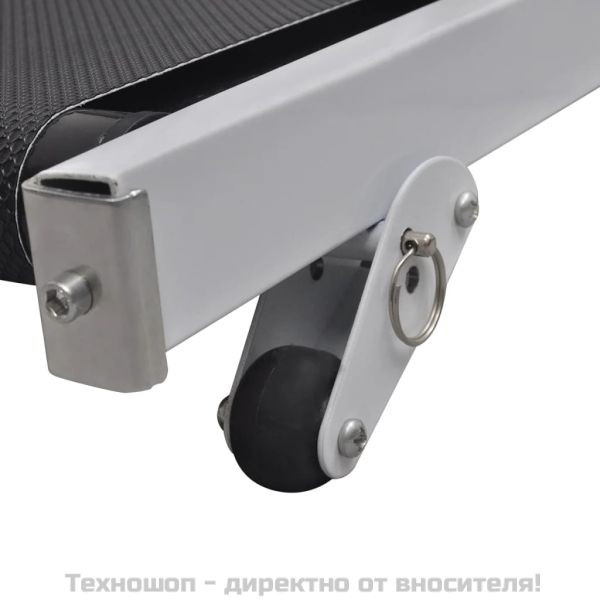 Мини бягаща пътека, сгъваема, 93x36 см, черна