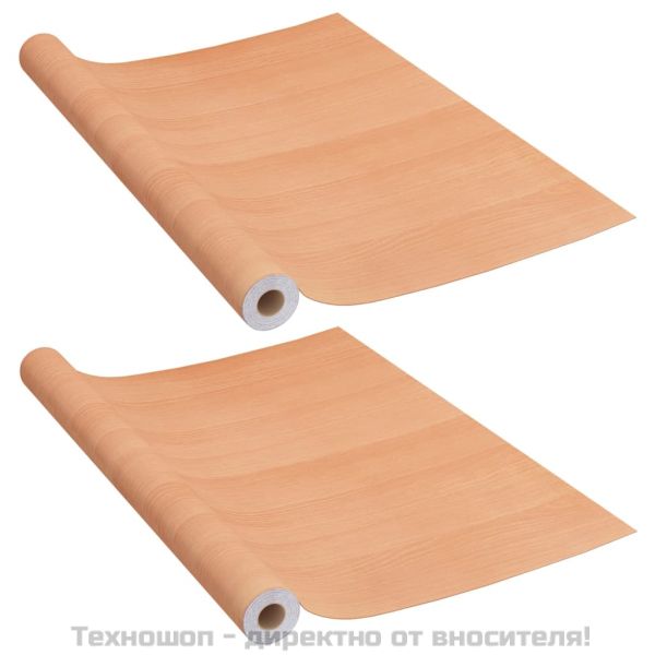 Самозалепващо фолио за мебели, японски дъб, 500х90 см, PVC