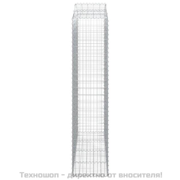 Габионни кошници арка 5 бр 200x50x220/240 см поцинковано желязо