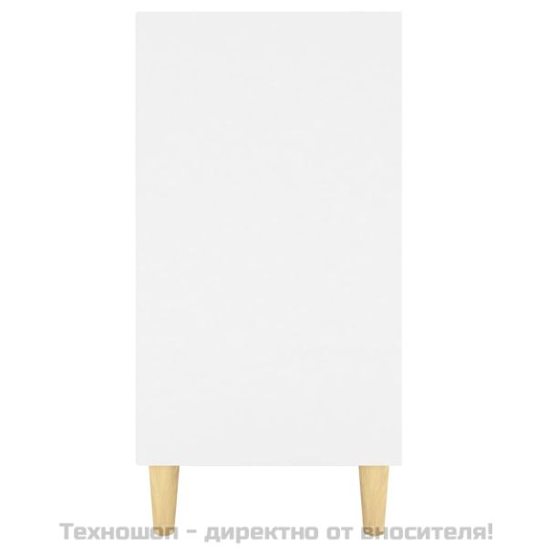 Сайдборд, бял, 103,5x35x70 см, инженерно дърво