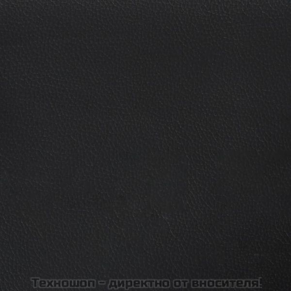 Матрак с покет пружини средна твърдост черен 90x190x20 см изкуствена кожа