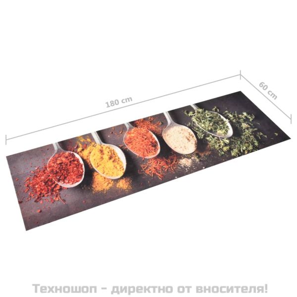 Кухненско килимче, перимо, лъжици, 60x180 см