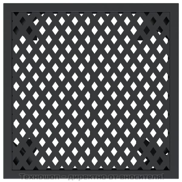 Градинска маса антрацит 50x50x72 cм стомана