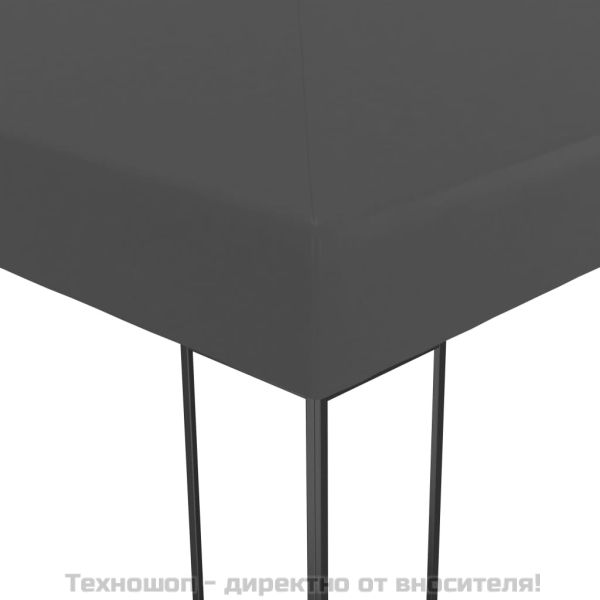 Шатра беседка, 3х6 м, антрацит