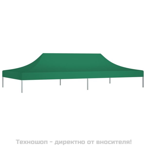 Покривало за парти шатра, 6x3 м, зелено, 270 г/м²