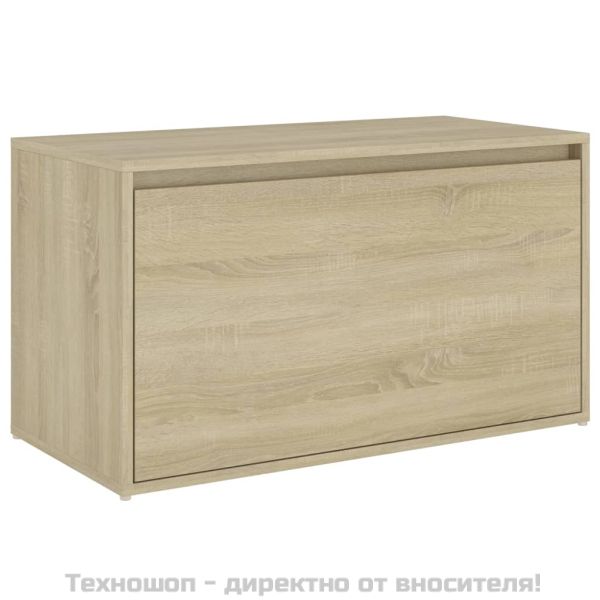 Пейка за коридор, 80x40x45 см, дъб сонома, инженерно дърво
