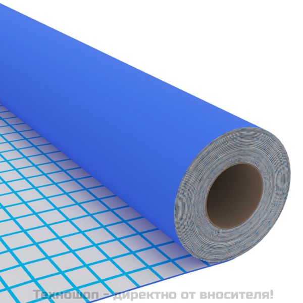 Самозалепващо фолио за мебели, син гланц, 500х90 см, PVC