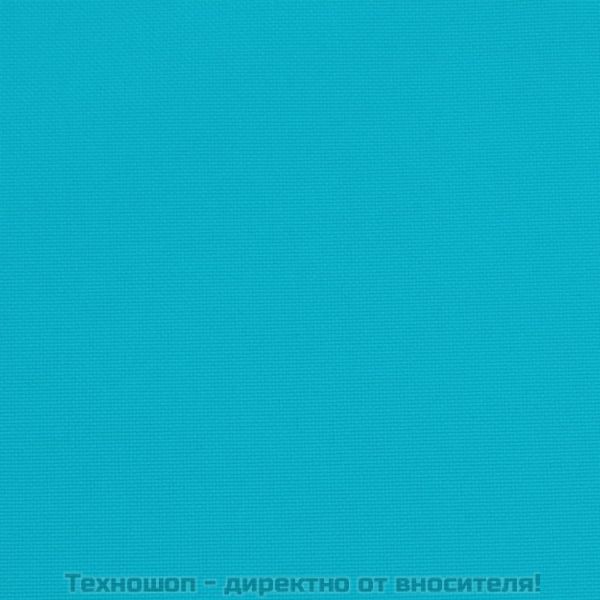 Възглавници за градински пейки 2 бр тюркоаз 120x50x7 см плат