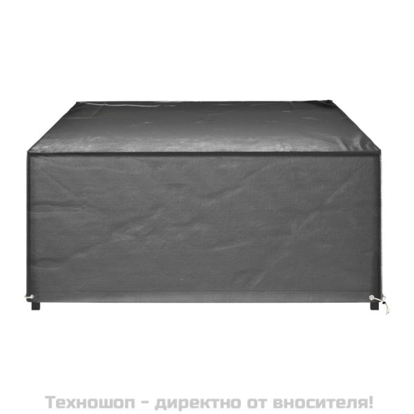 Покривало за градински мебели 12 капси 315x180x75см правоъгълно