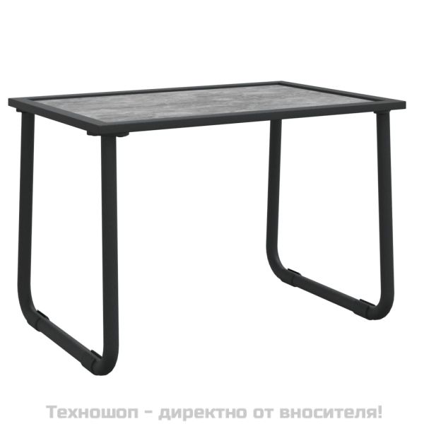 Градински комплект от 4 части с възглавници антрацит стомана