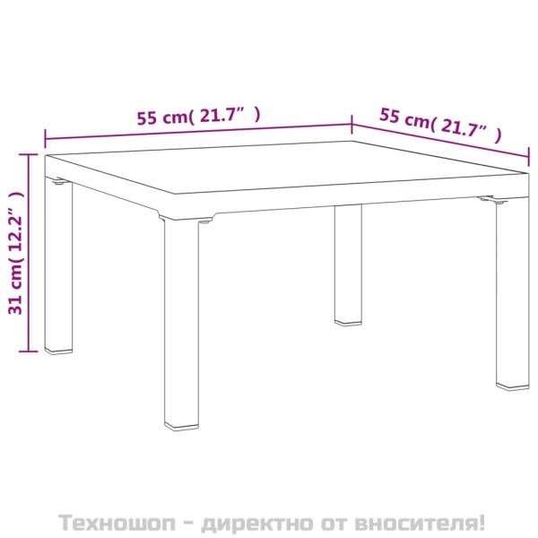 Градински лаундж комплект 3 части черно и сиво полиратан