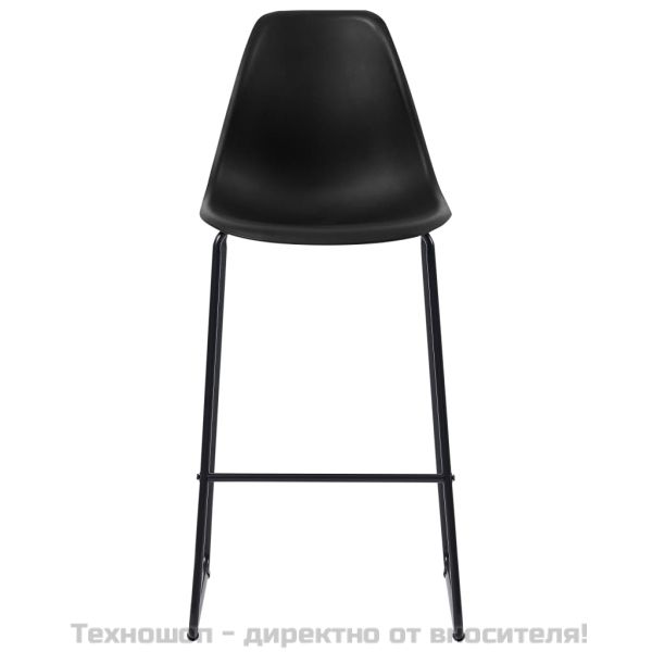 Бар комплект от 3 части, пластмаса, черен