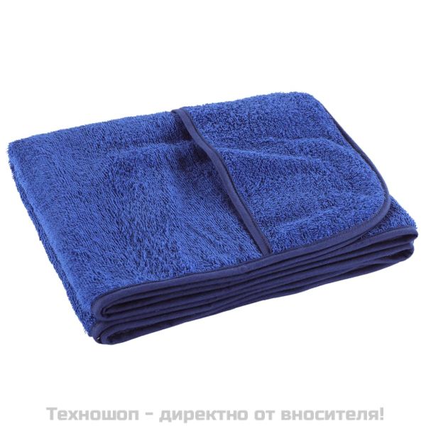 Плажни кърпи 2 бр кралско сини 75x200 см текстил 400 GSM